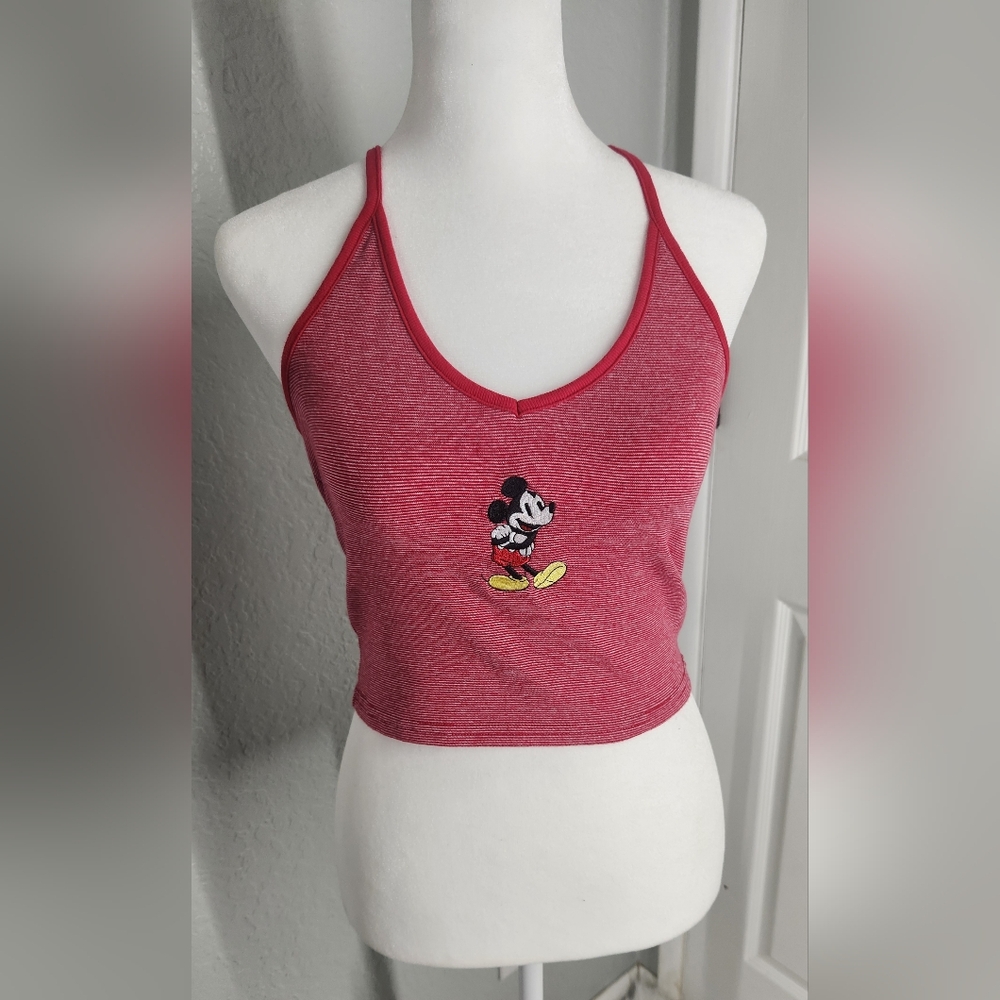 Red Mickey Mouse Tank Top